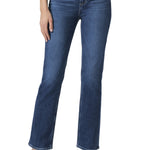 Jeans rectos Cindy de la marca NY-2026-801, en color azul, con detalles de costura y cinturilla, en una vista frontal.