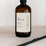 Recarga de 500 ml de difusor con varitas de la marca MS-0000-132 en aroma cítrico verde, accesorios para ambientar espacios.