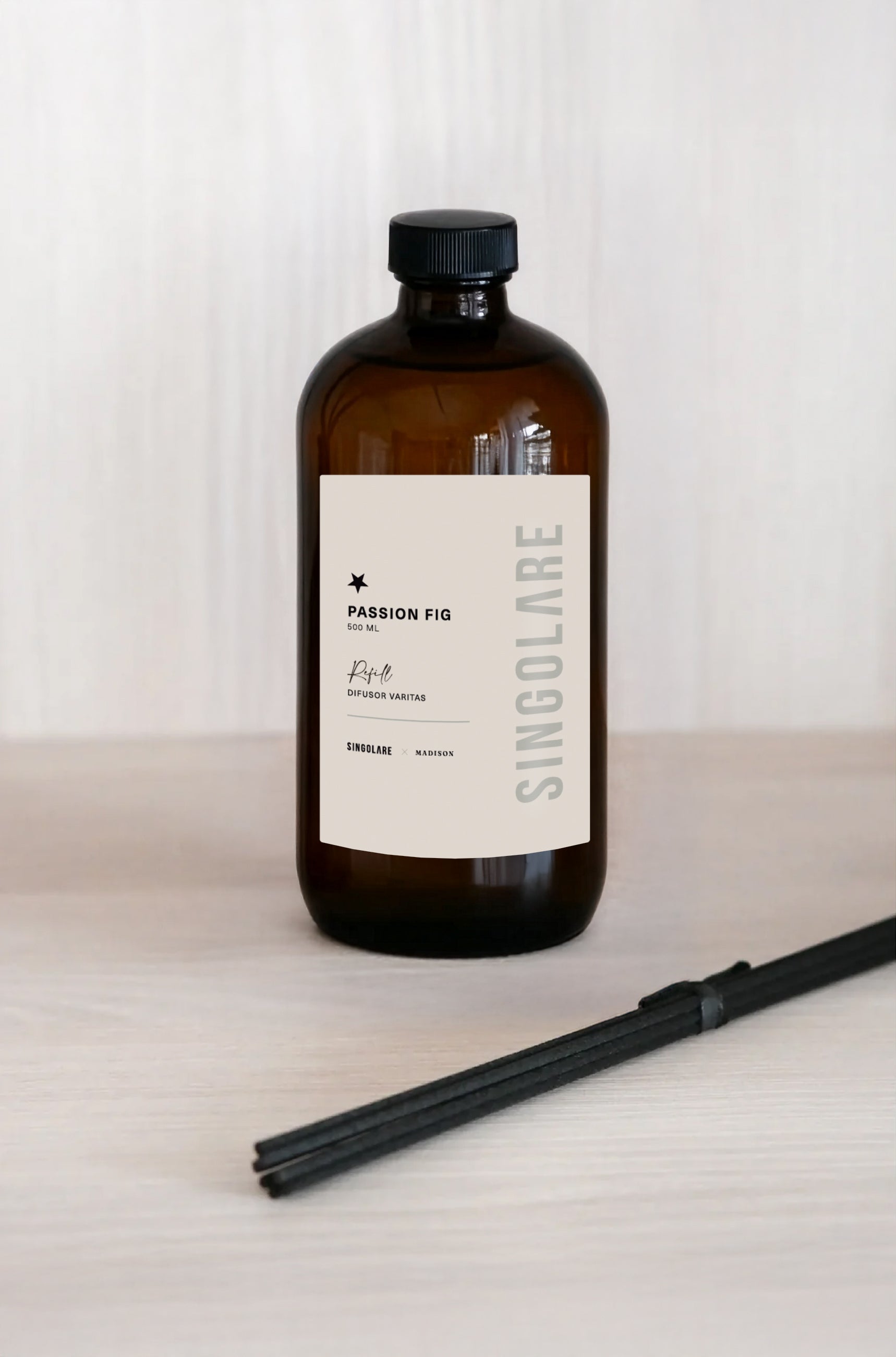 Recarga de difusor de varitas de 500 ml con fragancia Passion fig, accesorio de la marca MS-0000-132.