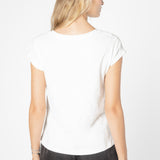 Polera Francesca de la marca EV-2025-502, blusa de manga larga en color neutro, vista frontal sobre fondo blanco.