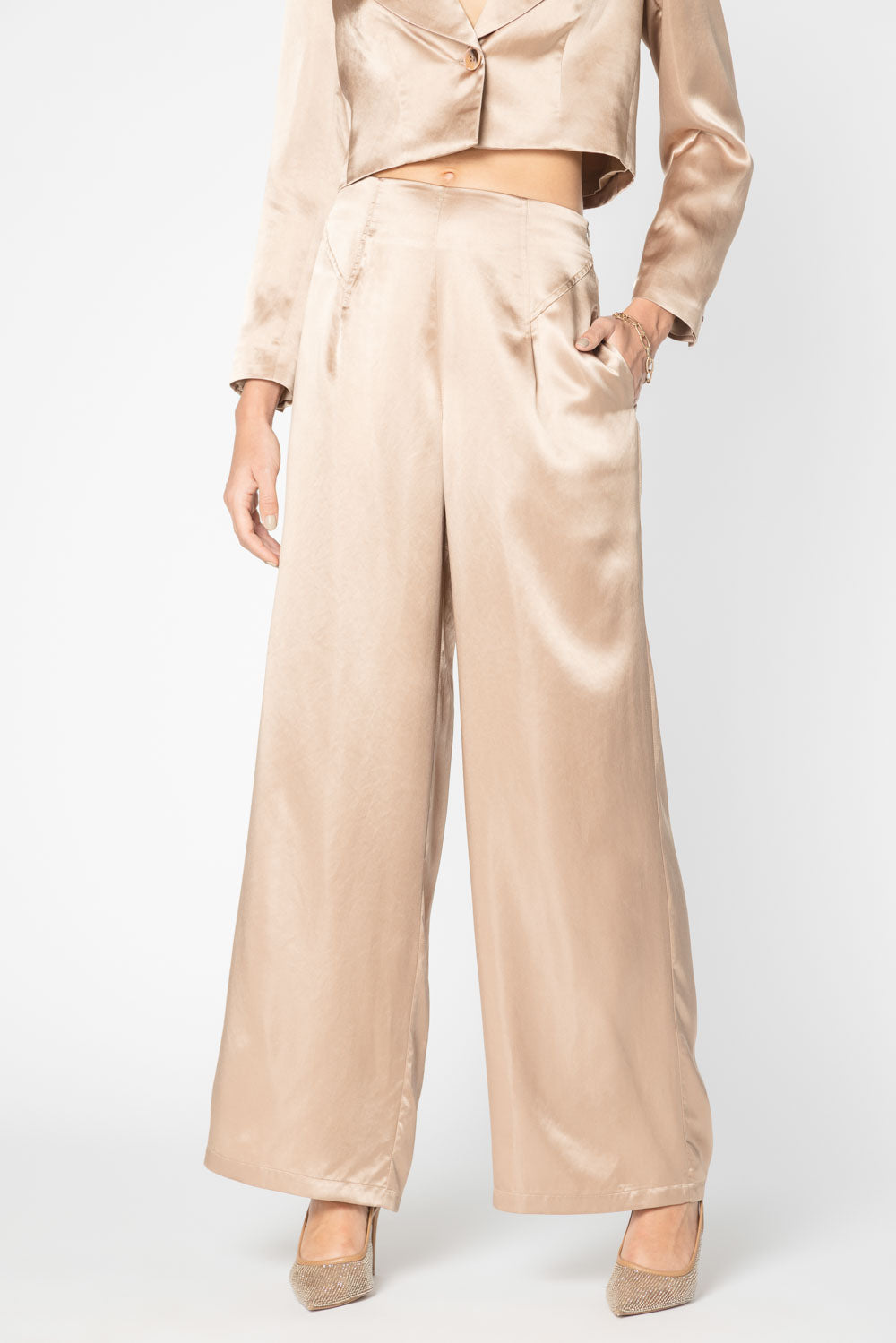 Pantalón Sacier de la marca FV-2025-806, pantalones de color gris con diseño moderno y ajuste cómodo.