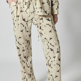 Pantalón Sammei de la marca P-2026-812, pantalones de tela con diseño moderno, en color oscuro, visible en la imagen.