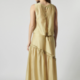 Falda Jules de la marca P-2026-409, con diseño elegante y detalles en la tela, perfecta para ocasiones especiales.