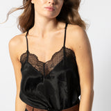 Top Mila Seda Black