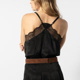 Top Mila Seda Black