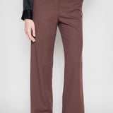 Pantalón de color marrón Milan de la marca I-2024-836, pantalones de moda para hombre, vista frontal.