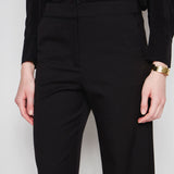 Pantalón Milan marrón de la marca I-2024-836, pantalones lisos con ajuste moderno y cinturilla en la imagen.