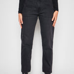 Jeans dad fit de la marca D-2024-800, pantalones vaqueros de corte recto y estilo clásico, en color azul.