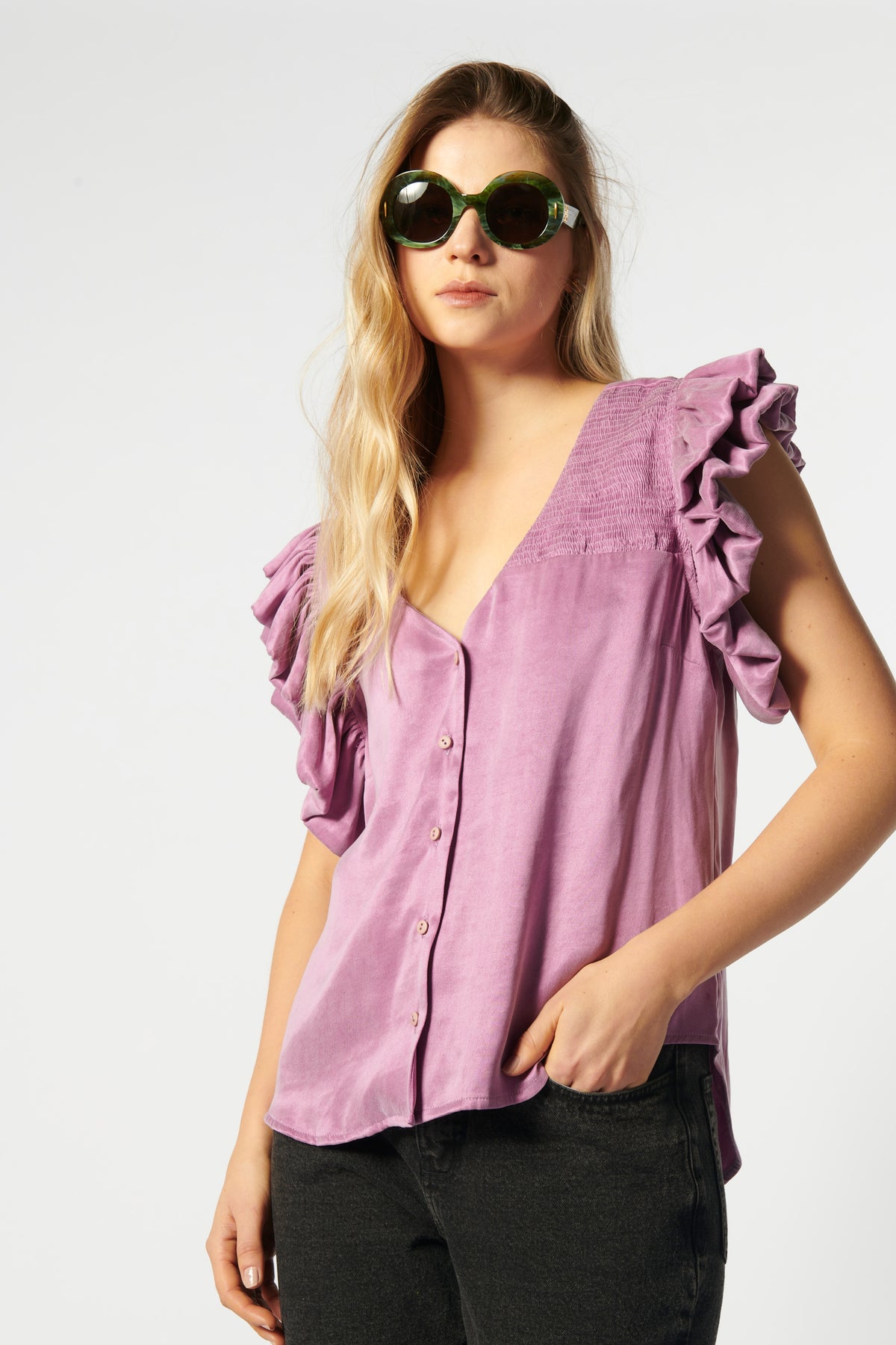 Blusa Kunai Malva