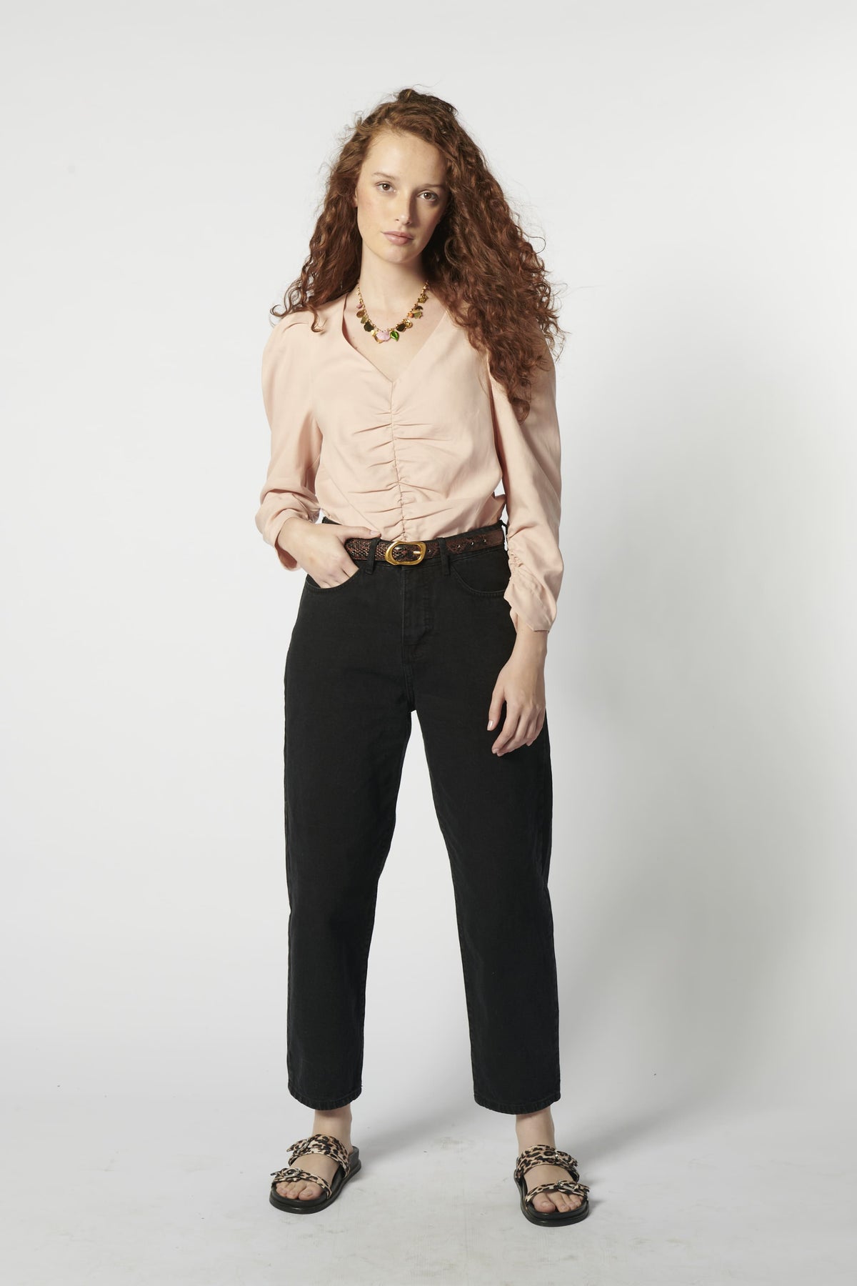 Jeans Barrel Black