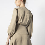Vestido Mumur Taupe