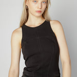 Blusa Desire de la marca O-2025-618, blusa moderna de manga larga en tela suave, color azul y corte elegante.