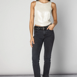 Blusa Dianna Foil Neu de la marca CV-2025-652, en color plateado, con diseño brillante y estilo moderno para mujer.