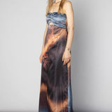Vestido Silve de la marca FI-2025-701, vestido elegante en tela ligera con detalles modernos y corte ajustado.