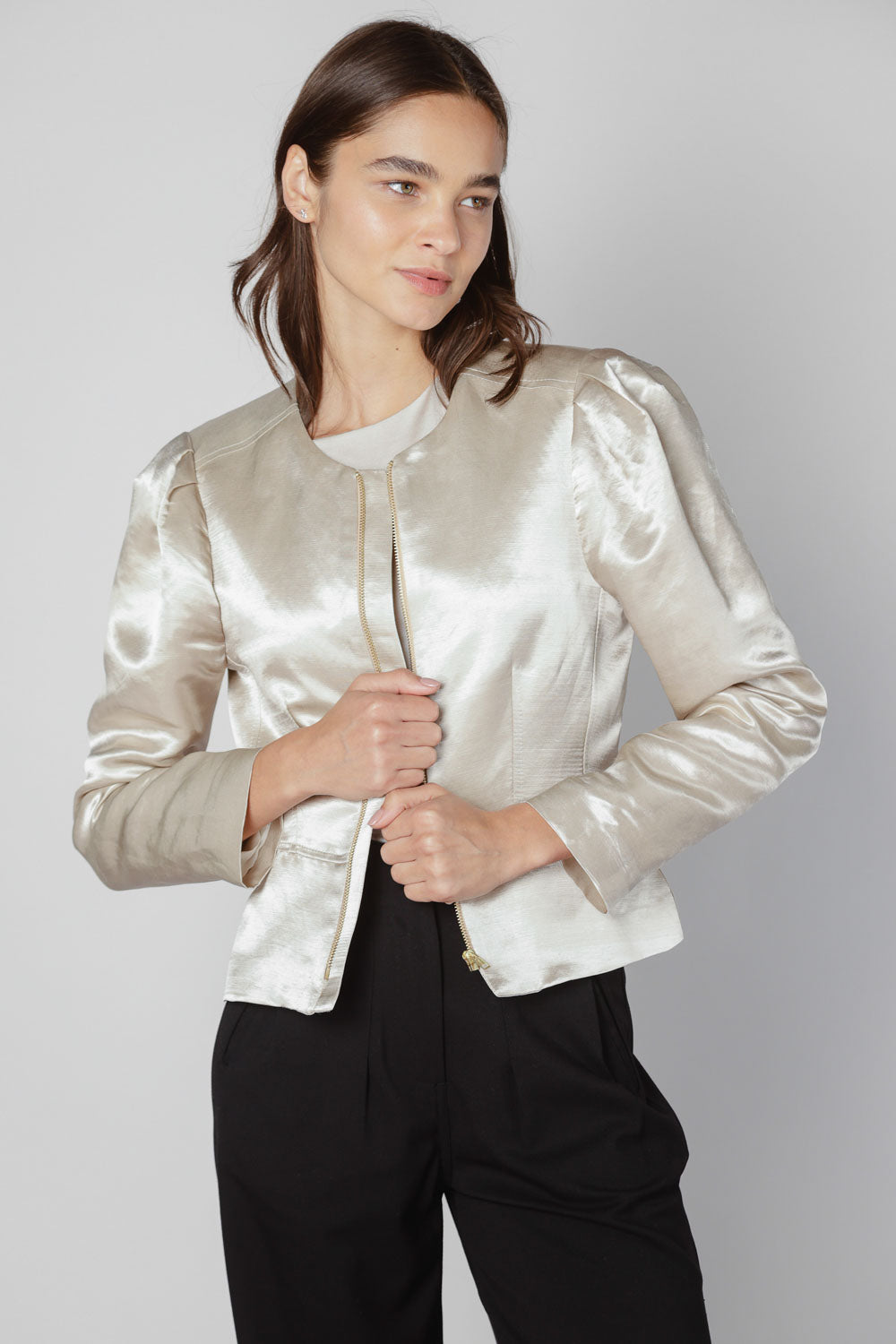 Chaqueta Kanel Plata