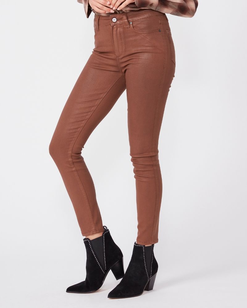 Hoxton Ankle Cognac Luxe Coating